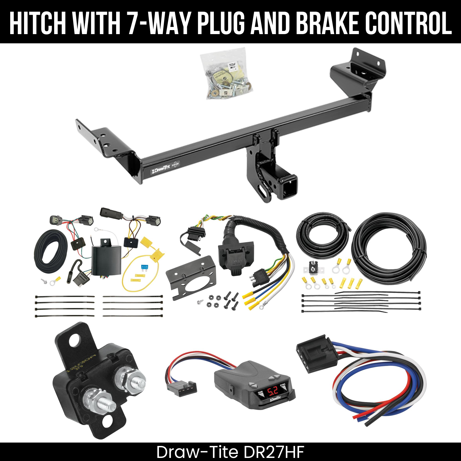 Trailer Hitch , 7-Way , Draw-Tite Activator IV Brake Control