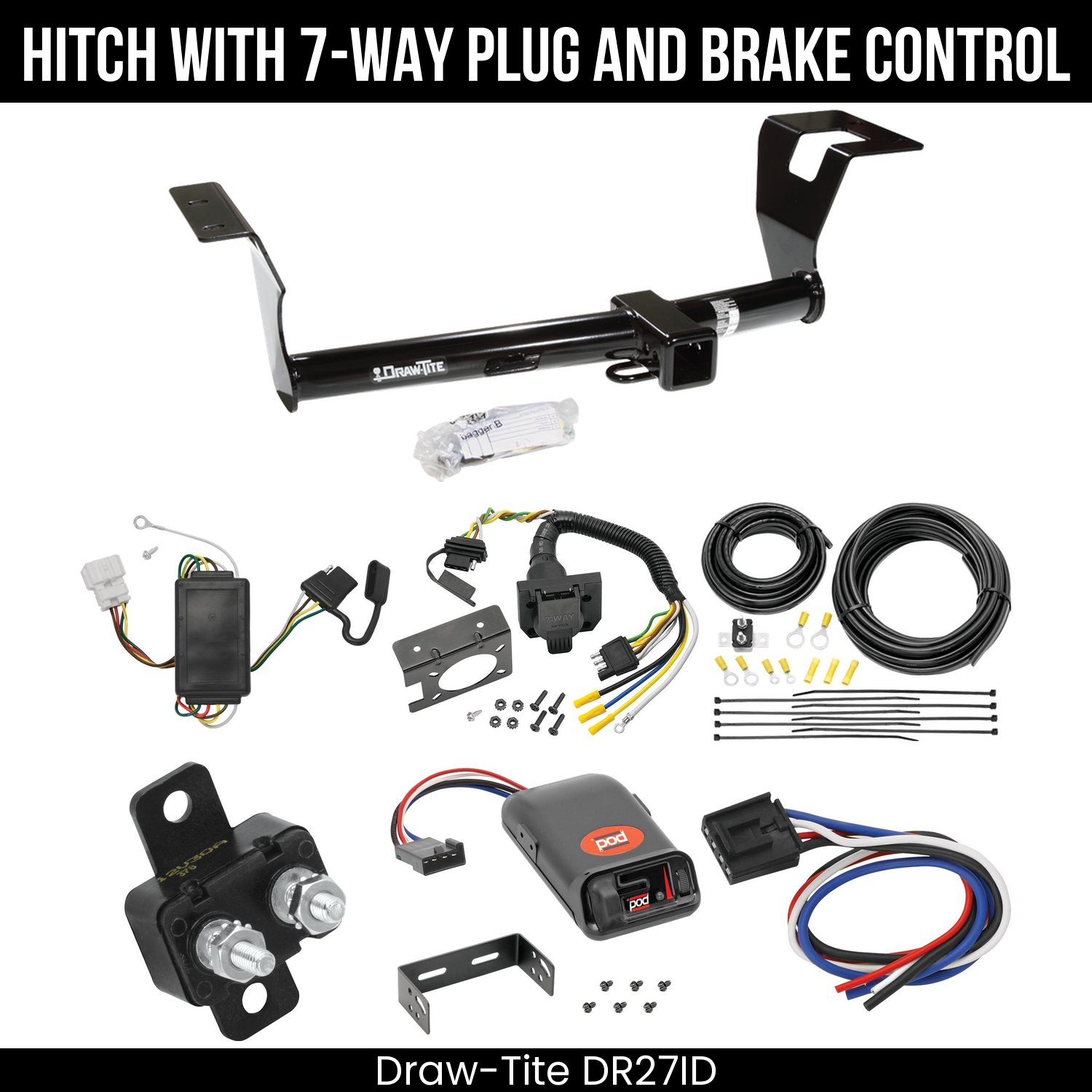 Trailer Hitch , 7-Way , Pro Series POD Brake Control