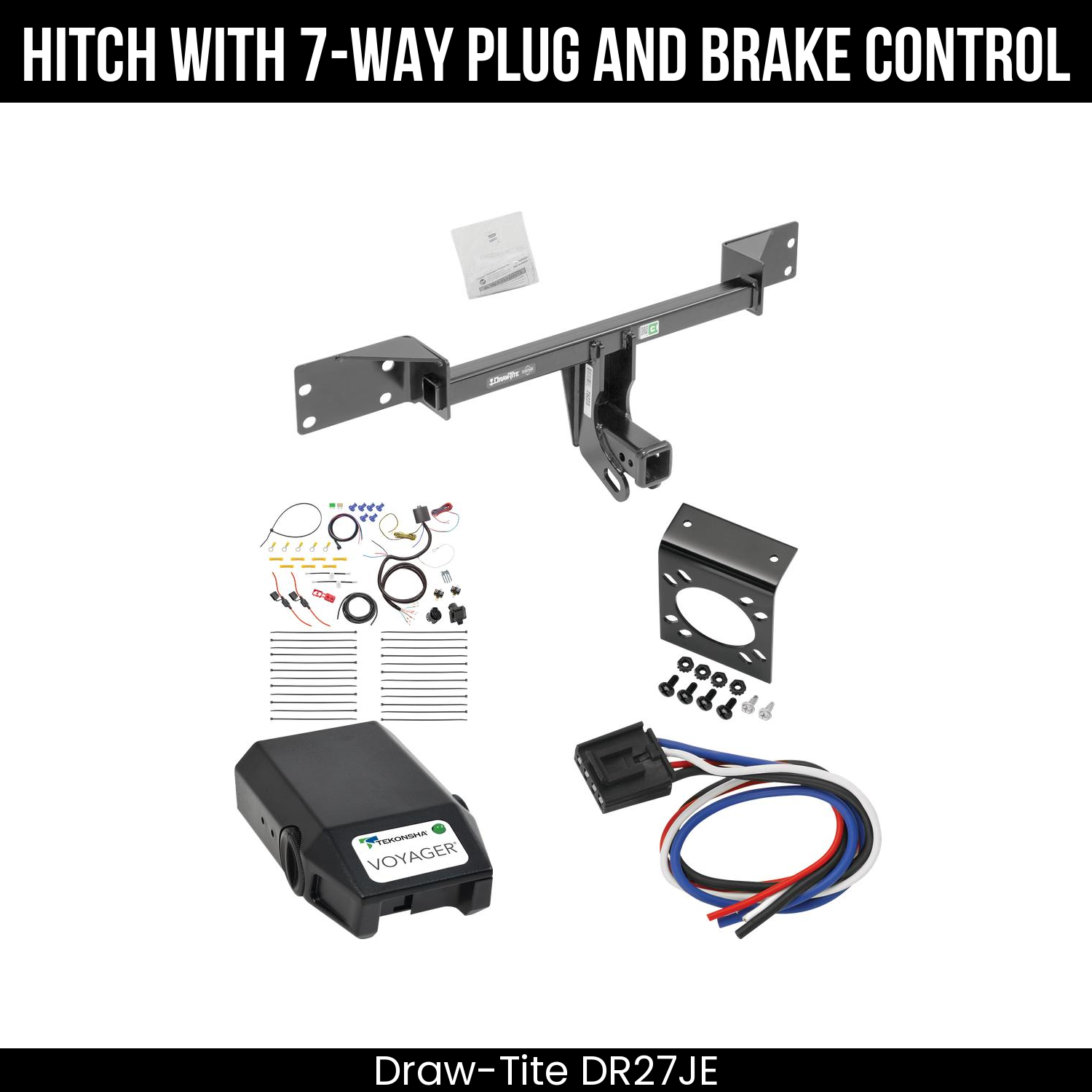 Trailer Hitch , 7-Way , Tekonsha Voyager Brake Control