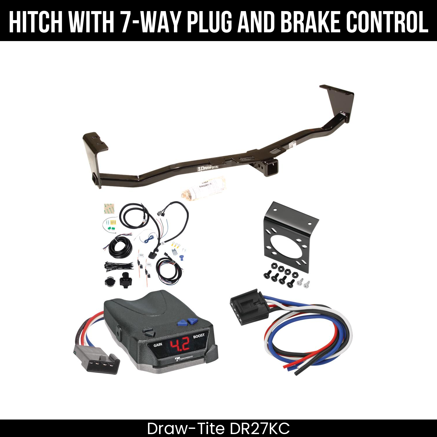Trailer Hitch , 7-Way , Tekonsha Brake EVN Control