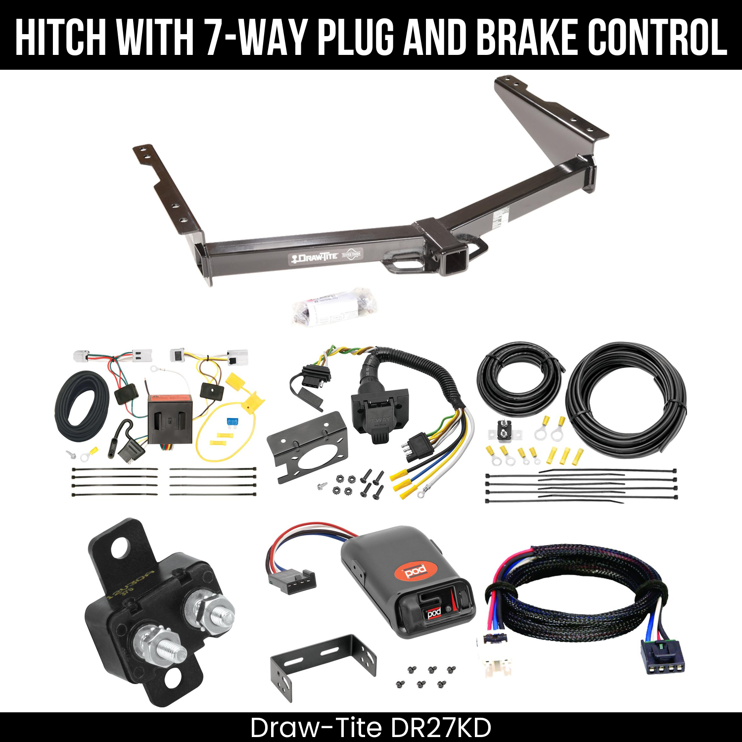 Trailer Hitch , 7-Way , Pro Series POD Brake Control