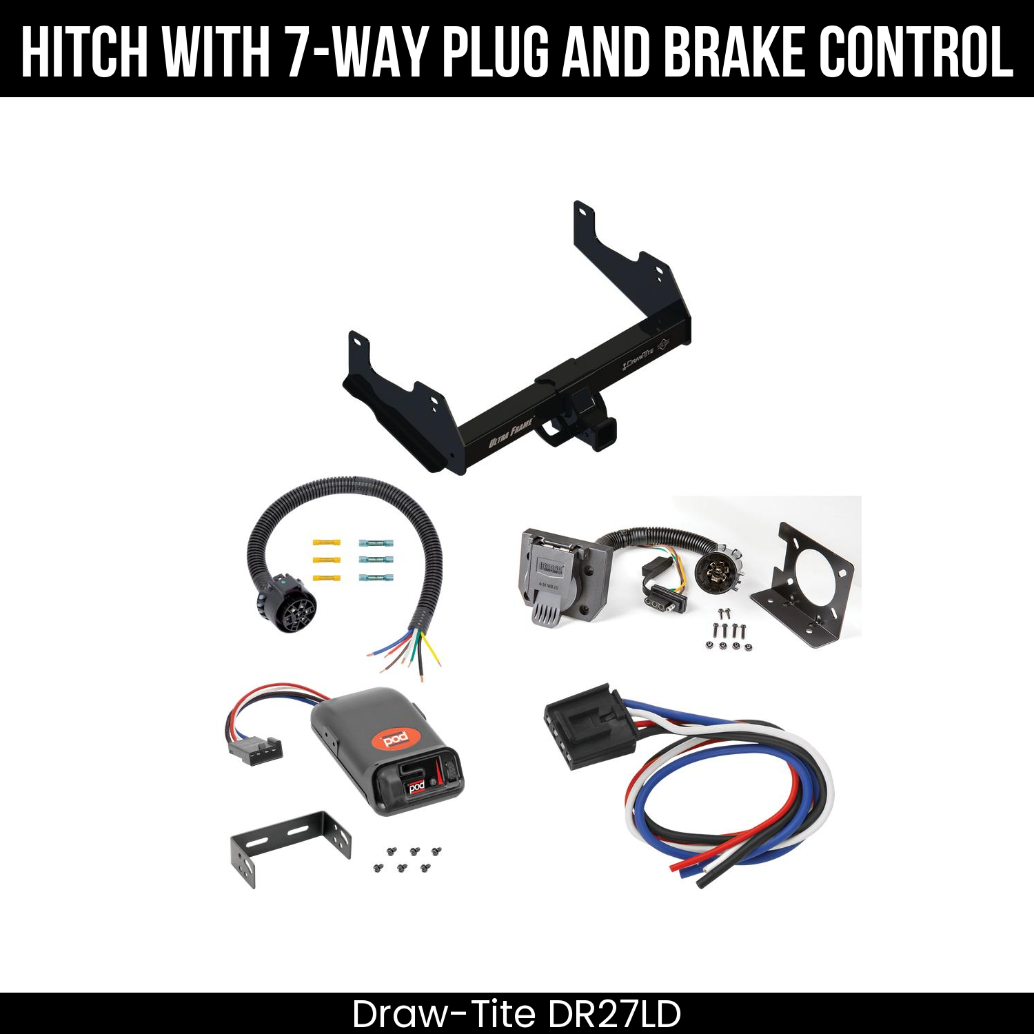 Trailer Hitch , 7-Way , Pro Series POD Brake Control