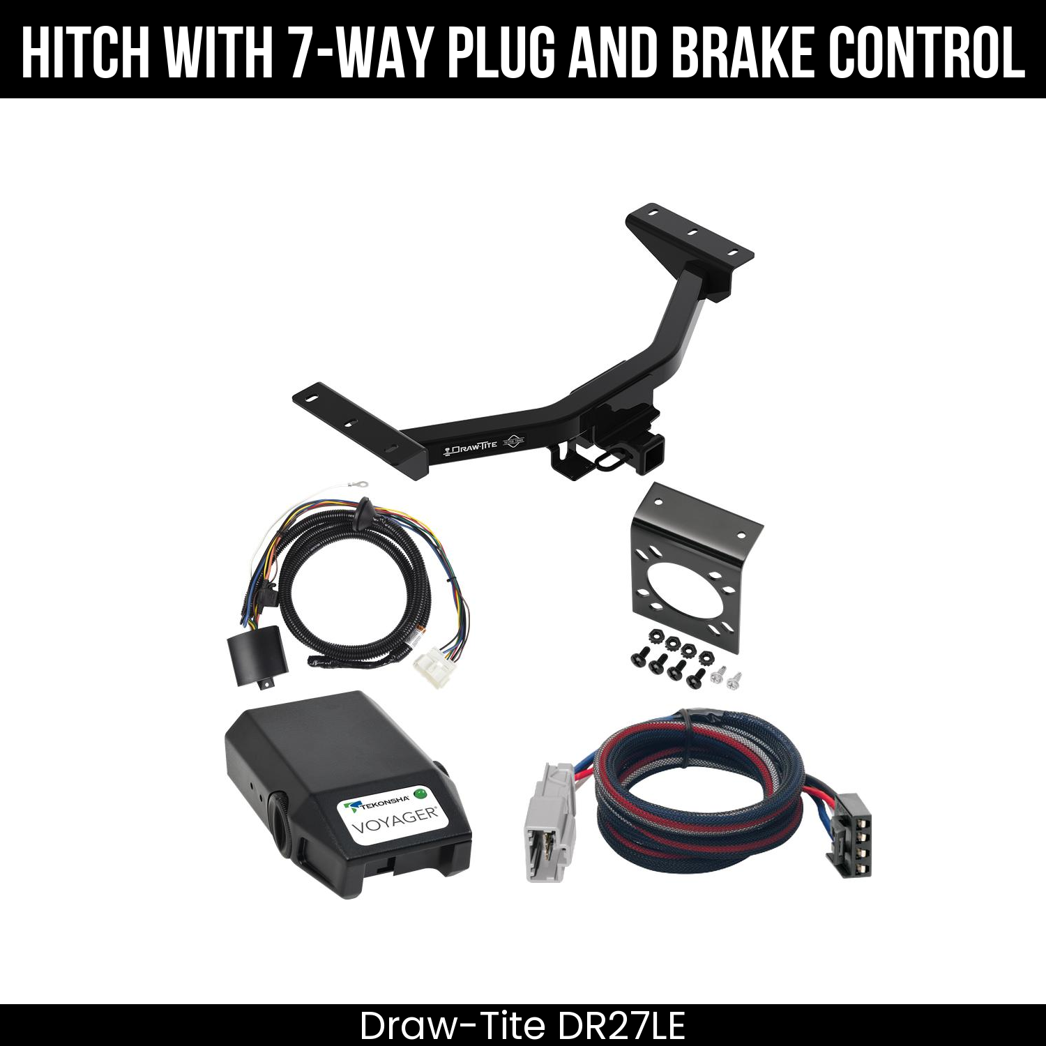 Trailer Hitch , 7-Way , Tekonsha Voyager Brake Control