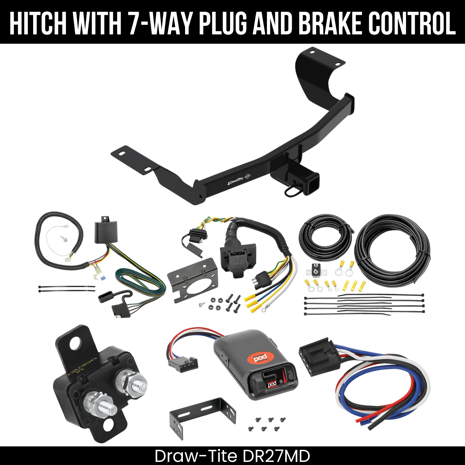 Trailer Hitch , 7-Way , Pro Series POD Brake Control