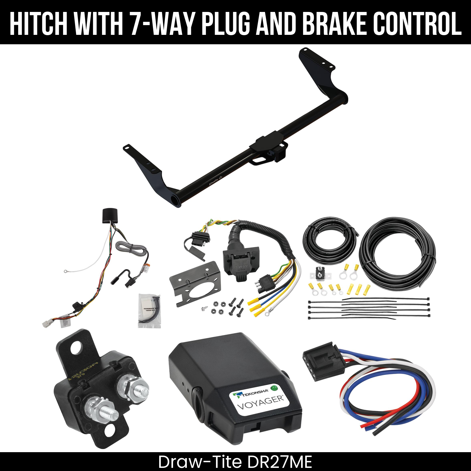 Trailer Hitch , 7-Way , Tekonsha Voyager Brake Control