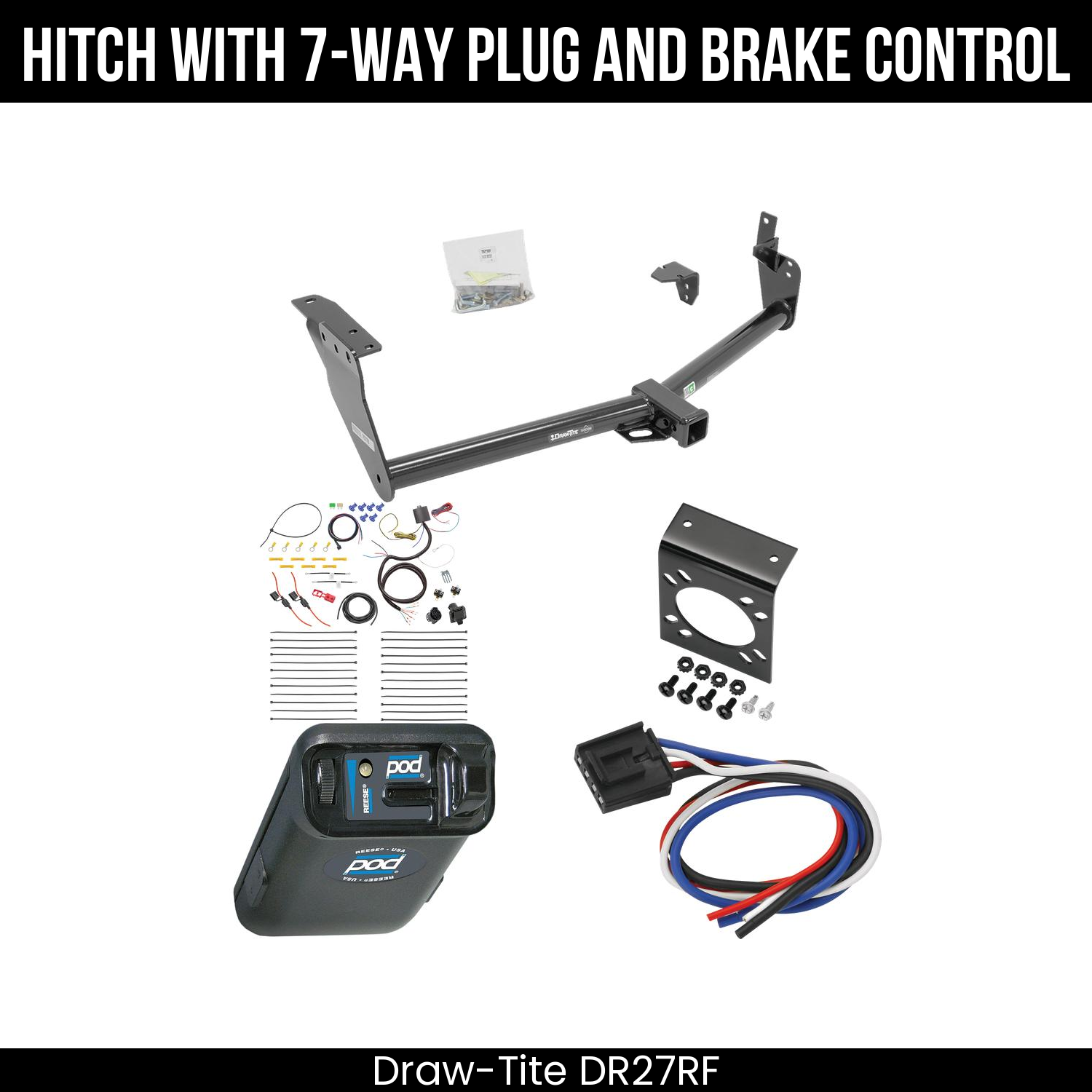 Trailer Hitch , 7-Way , Reese POD Brake Control