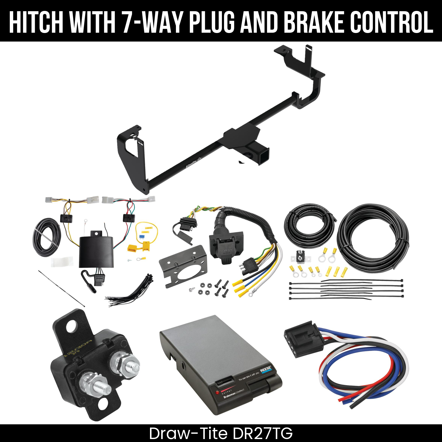 Trailer Hitch , 7-Way , Reese Brakeman Brake Control