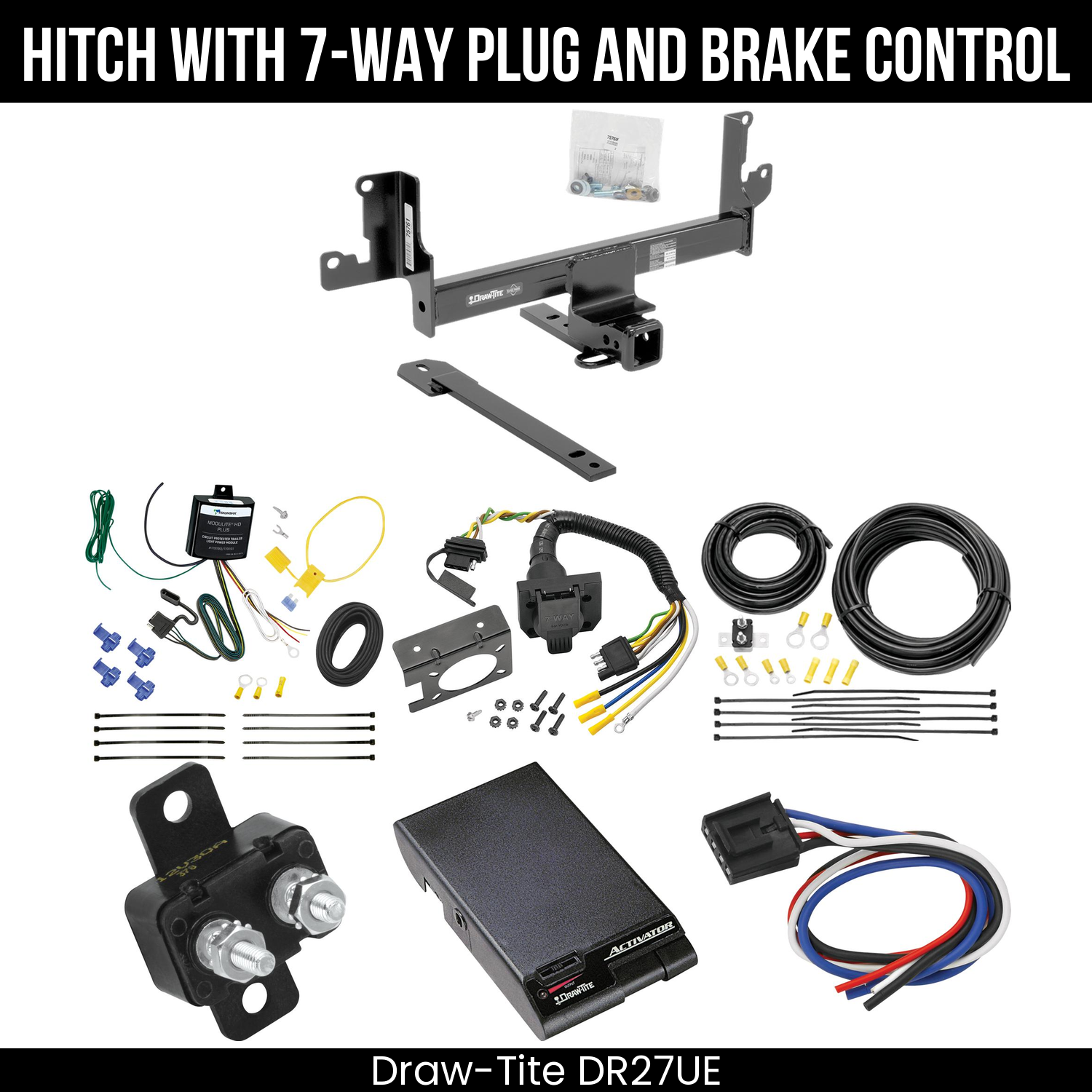 Trailer Hitch , 7-Way , Draw-Tite Activator Brake Control