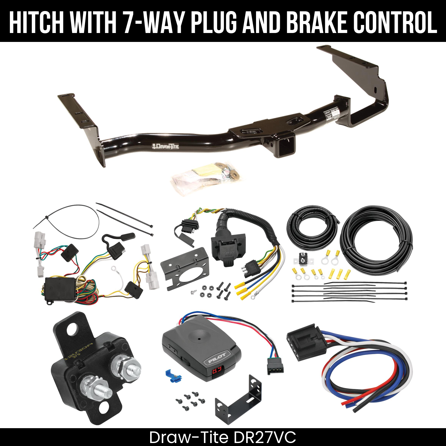 Trailer Hitch , 7-Way , Pro Series Pilot Brake Control