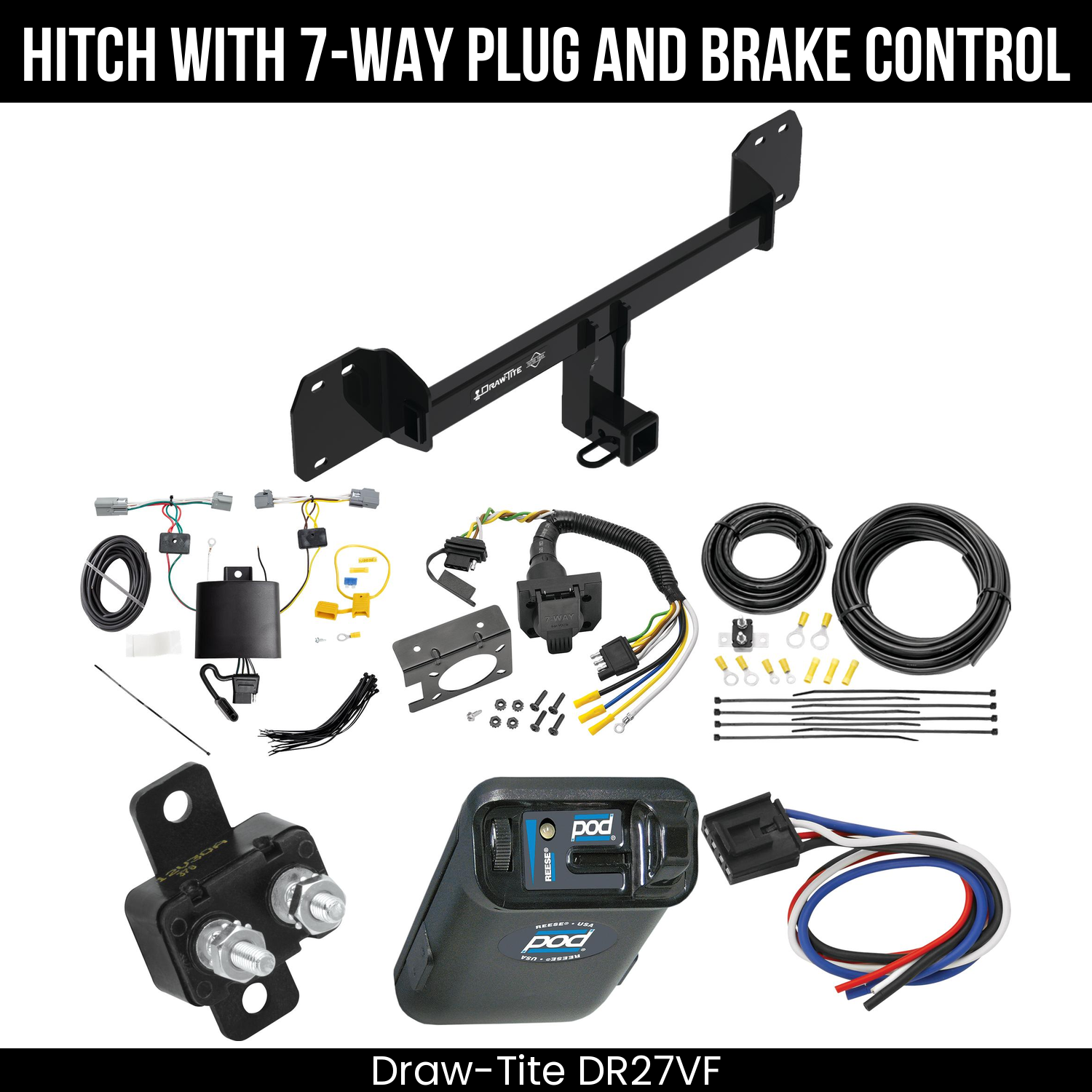 Trailer Hitch , 7-Way , Reese POD Brake Control