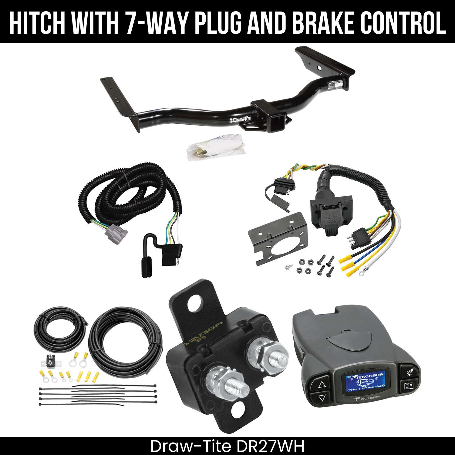 Trailer Hitch , 7-Way , Tekonsha Prodigy P3 Brake Control
