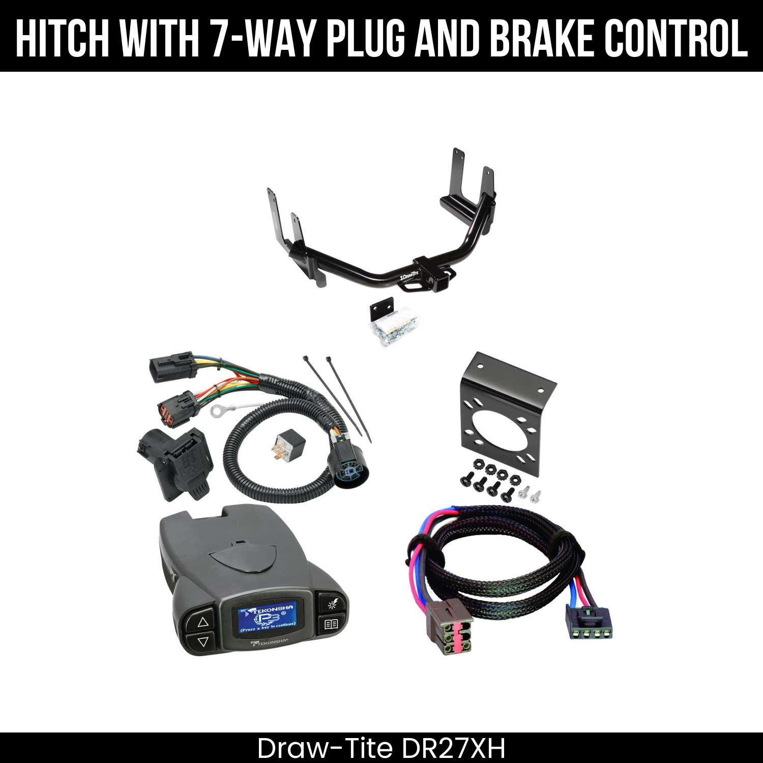 Trailer Hitch , 7-Way , Tekonsha Prodigy P3 Brake Control