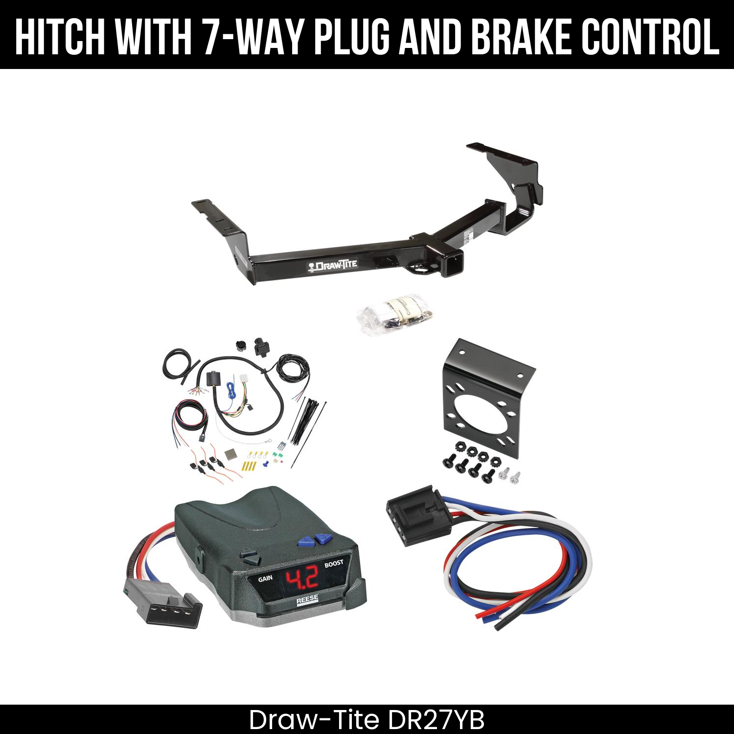 Trailer Hitch , 7-Way , Reese Brake EVN Control