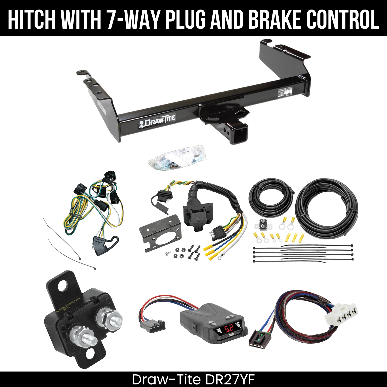 Trailer Hitch , 7-Way , Reese Brakeman IV Brake Control