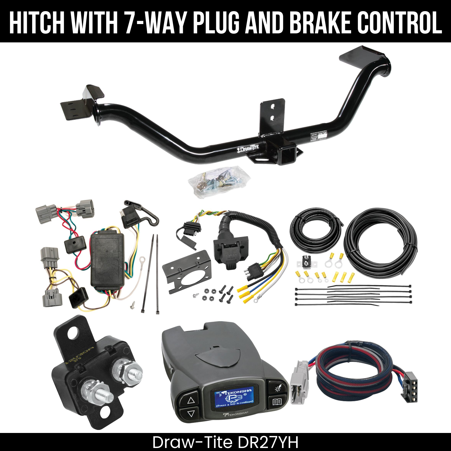 Trailer Hitch , 7-Way , Tekonsha Prodigy P3 Brake Control