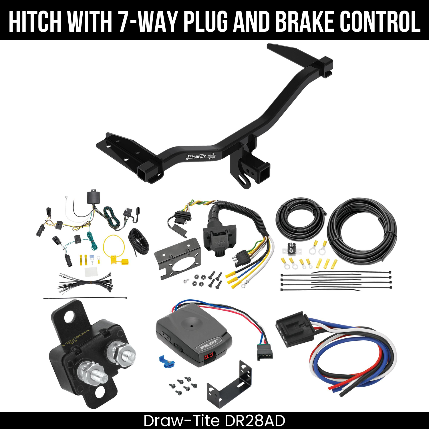 Trailer Hitch , 7-Way , Pro Series Pilot Brake Control