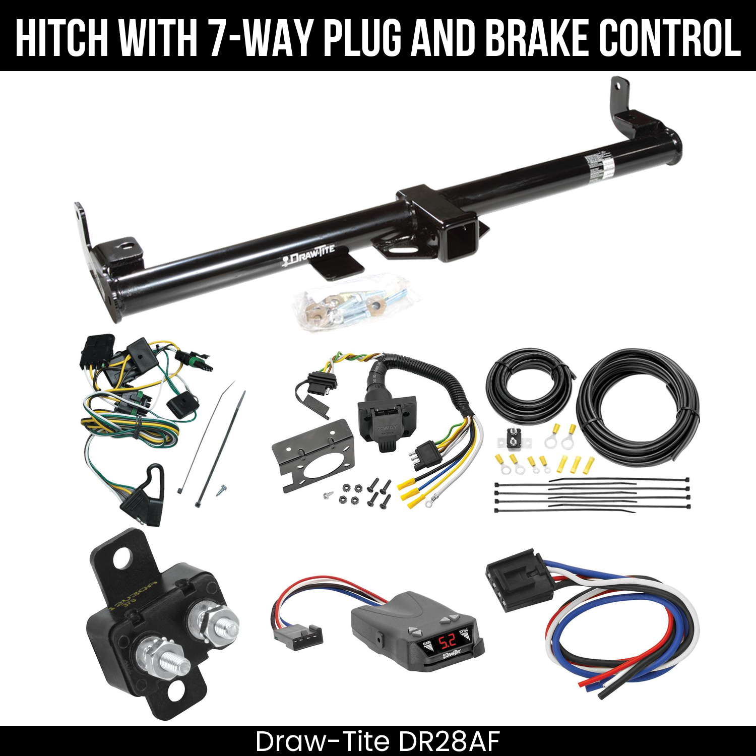 Trailer Hitch , 7-Way , Draw-Tite Activator IV Brake Control