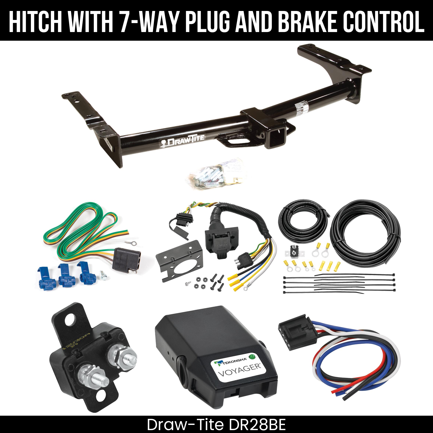 Trailer Hitch , 7-Way , Tekonsha Voyager Brake Control