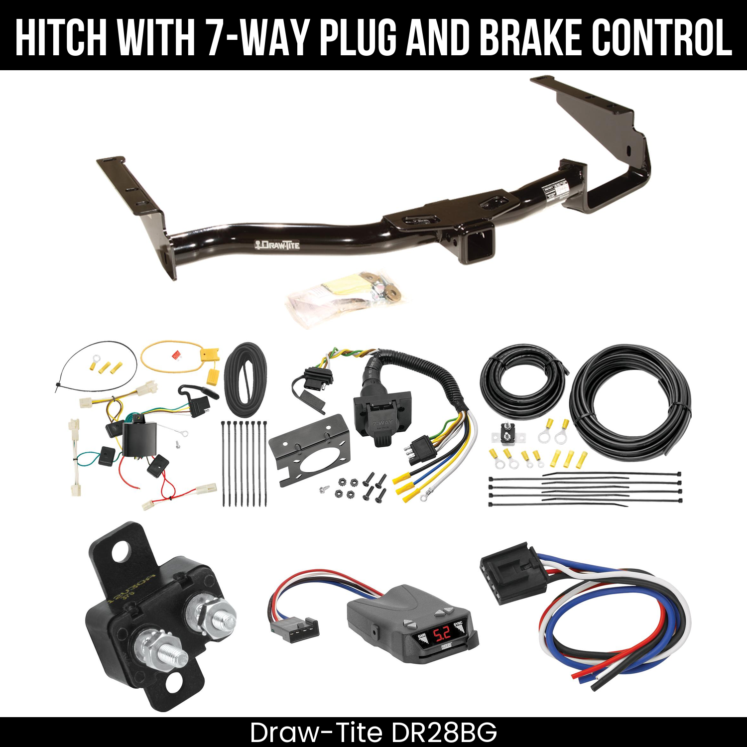 Trailer Hitch , 7-Way , Reese Brakeman IV Brake Control