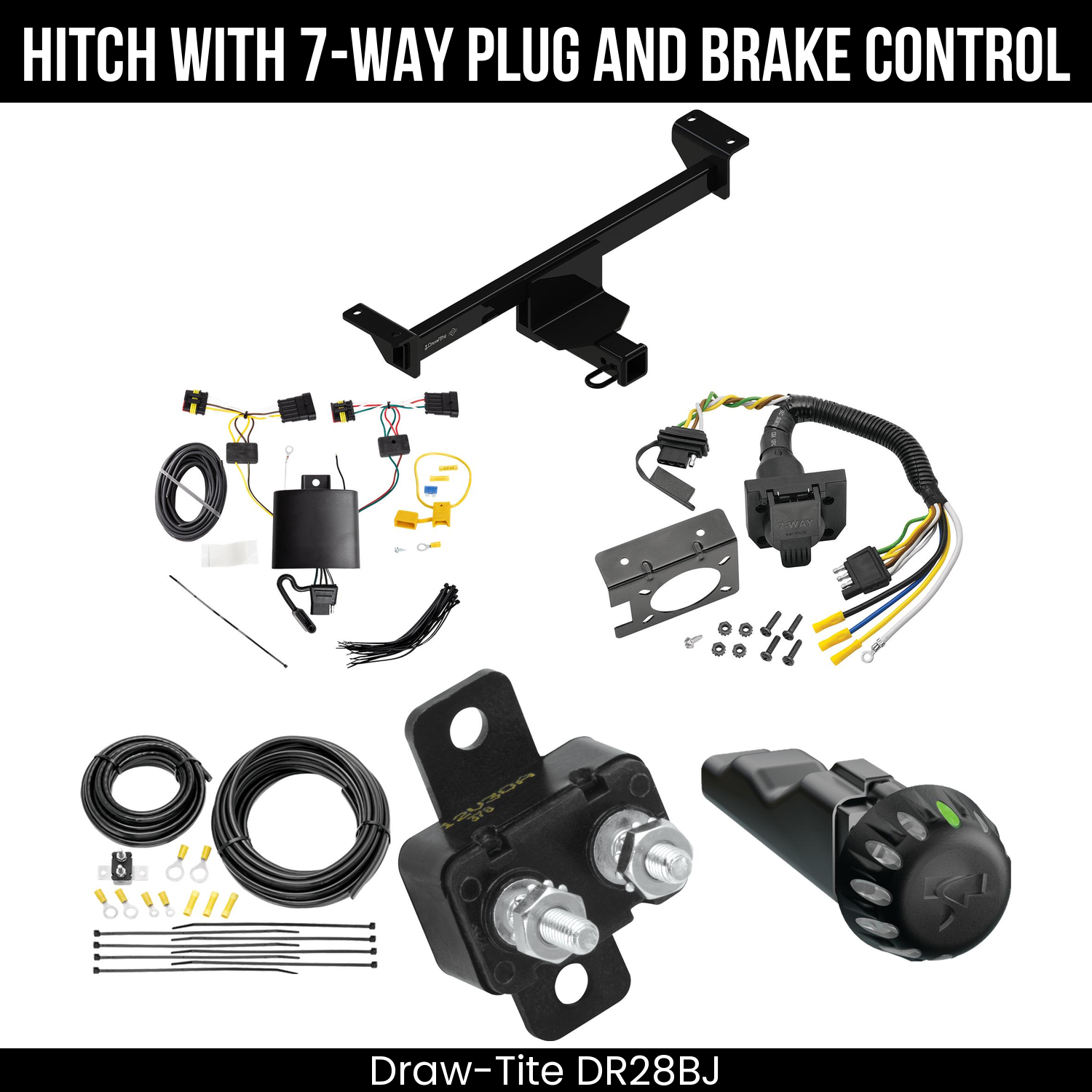 Trailer Hitch , 7-Way , Tekonsha Voyager iD Smart Brake Control