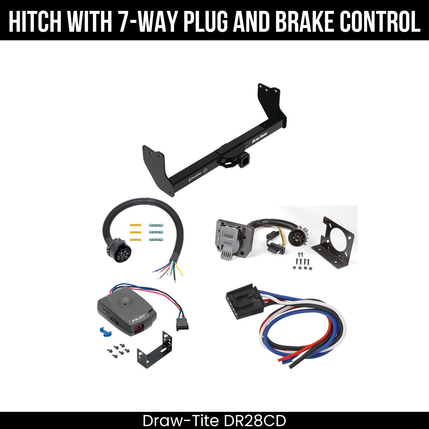 Trailer Hitch , 7-Way , Pro Series Pilot Brake Control