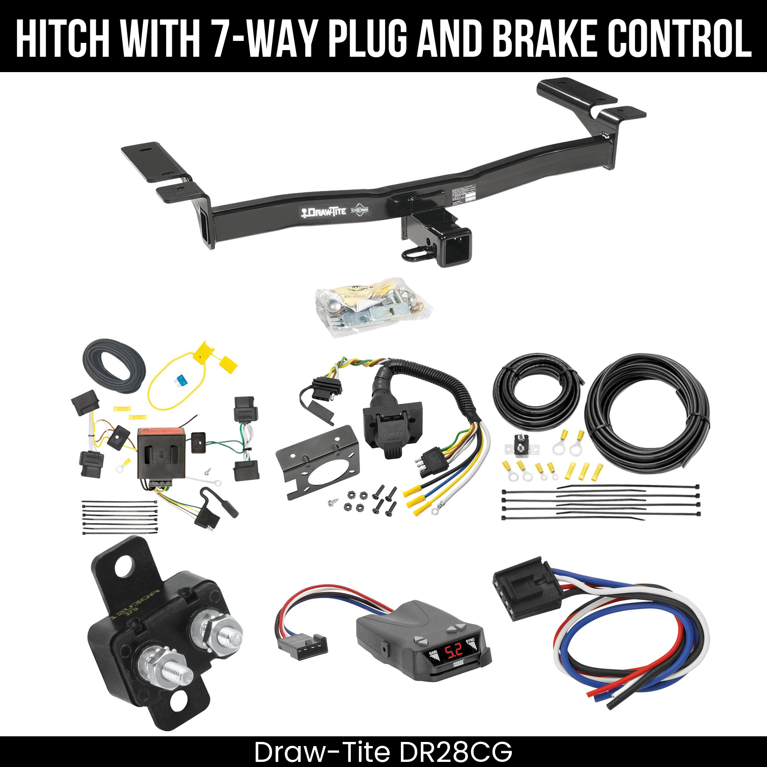 Trailer Hitch , 7-Way , Reese Brakeman IV Brake Control