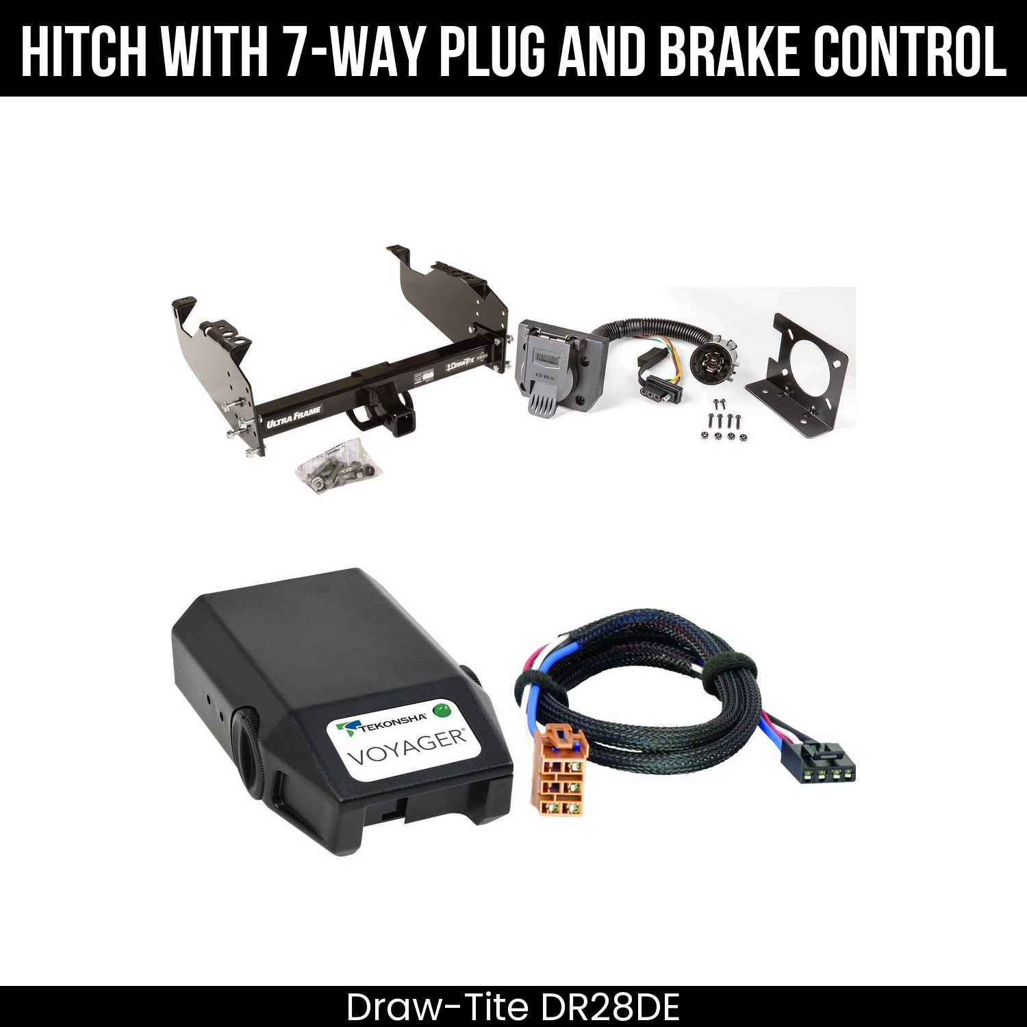 Trailer Hitch , 7-Way , Tekonsha Voyager Brake Control