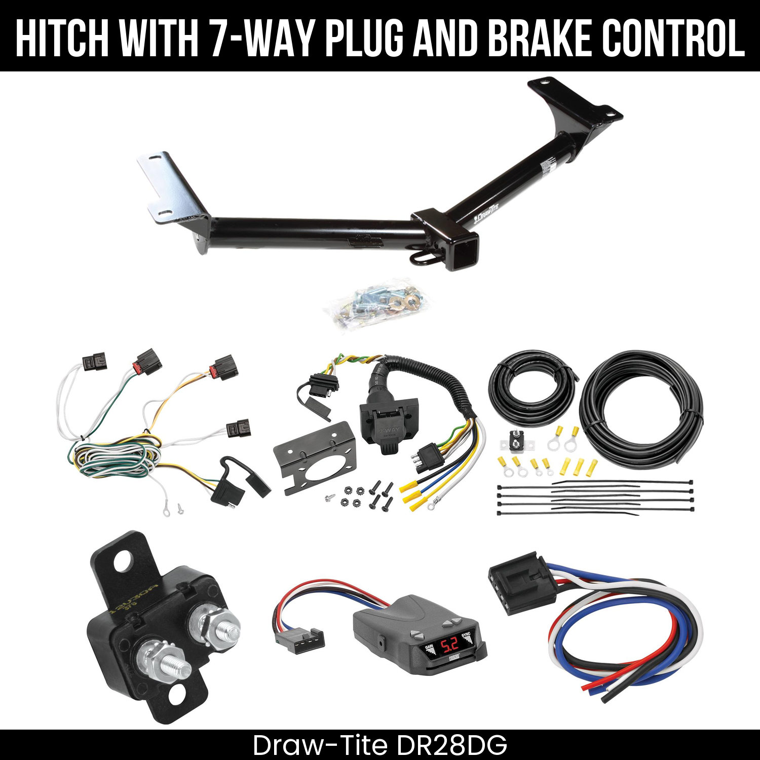 Trailer Hitch , 7-Way , Reese Brakeman IV Brake Control