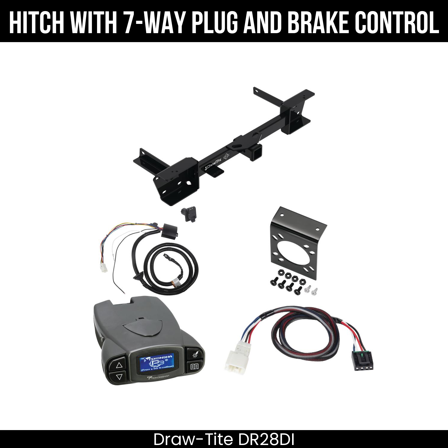 Trailer Hitch , 7-Way , Tekonsha Prodigy P3 Brake Control