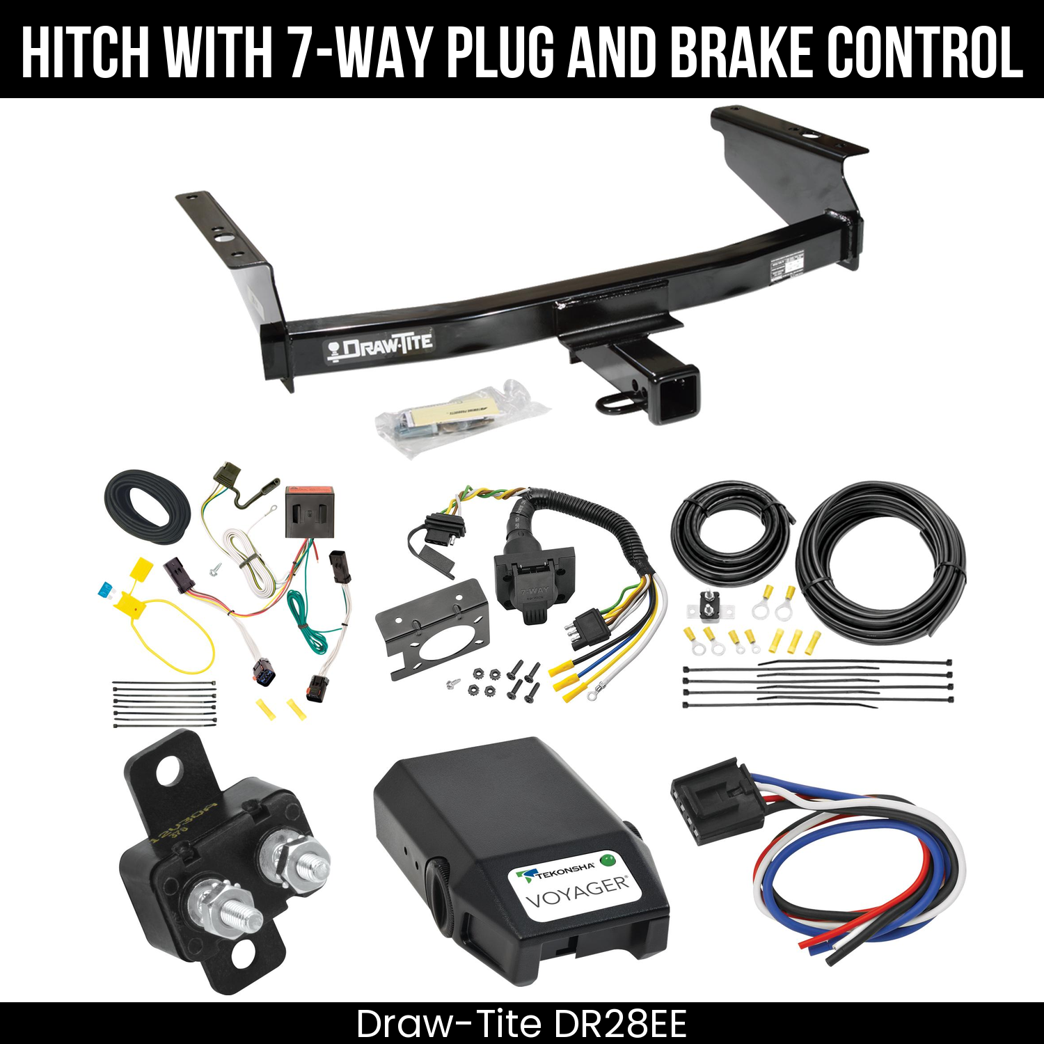 Trailer Hitch , 7-Way , Tekonsha Voyager Brake Control