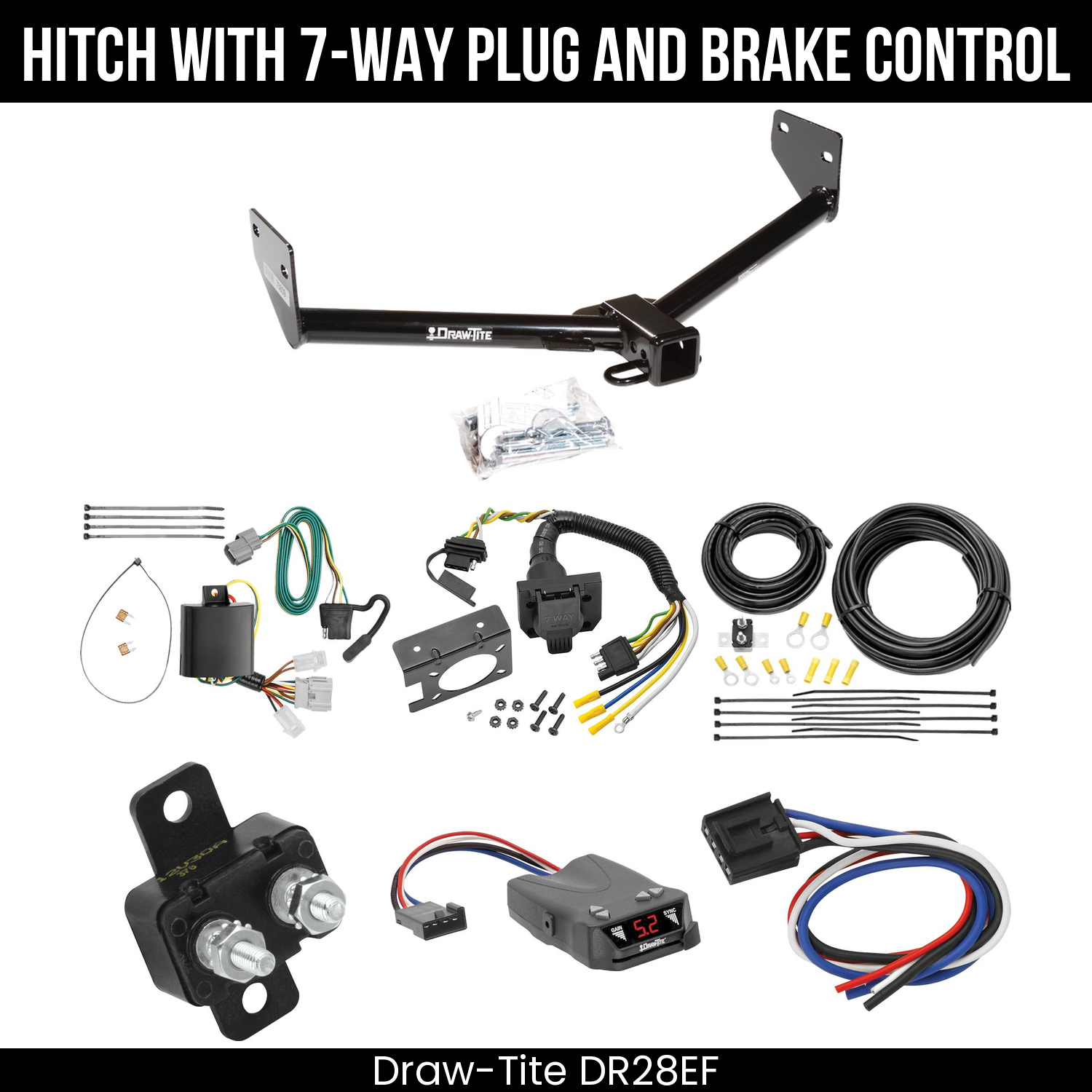 Trailer Hitch , 7-Way , Draw-Tite Activator IV Brake Control