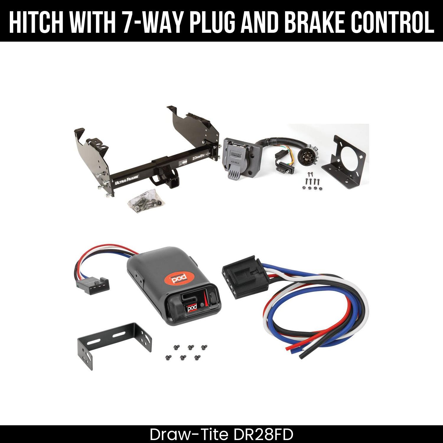 Trailer Hitch , 7-Way , Pro Series POD Brake Control