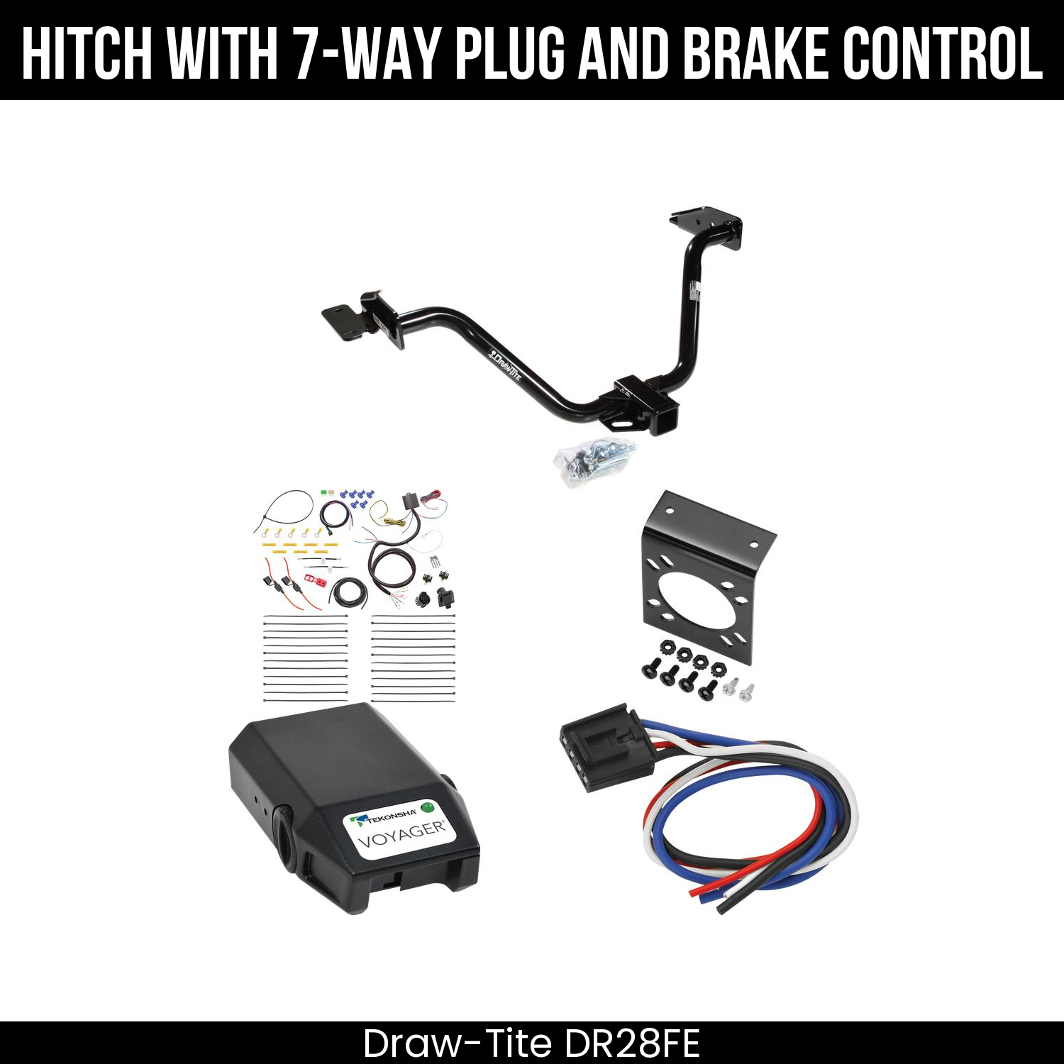 Trailer Hitch , 7-Way , Tekonsha Voyager Brake Control