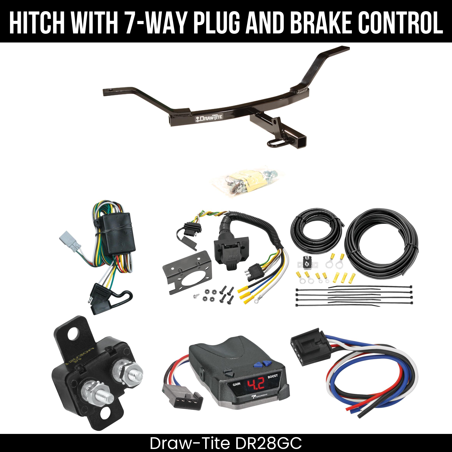 Trailer Hitch , 7-Way , Tekonsha Brake EVN Control