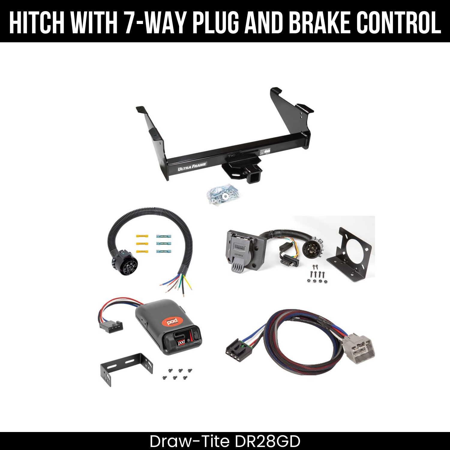 Trailer Hitch , 7-Way , Pro Series POD Brake Control