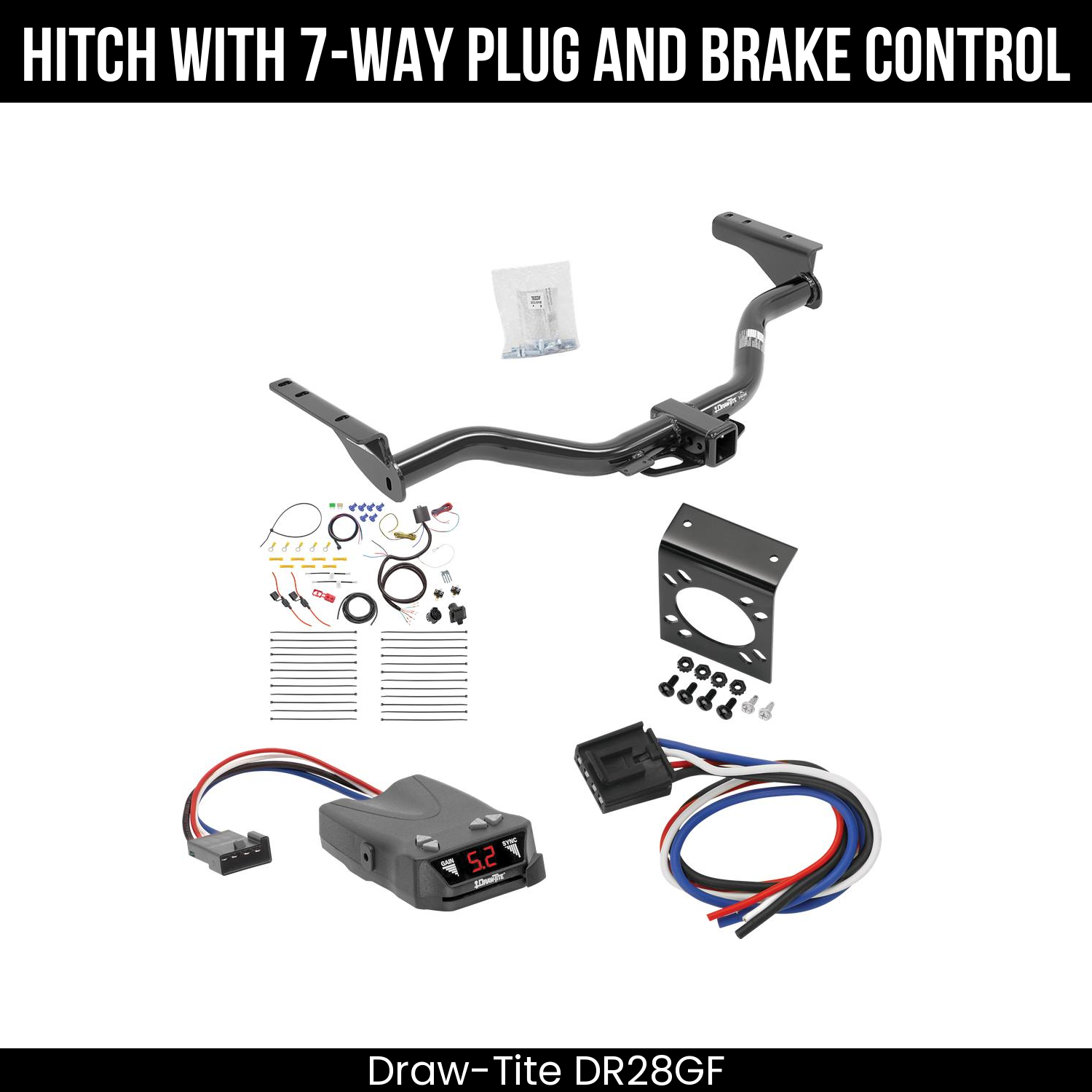 Trailer Hitch , 7-Way , Draw-Tite Activator IV Brake Control