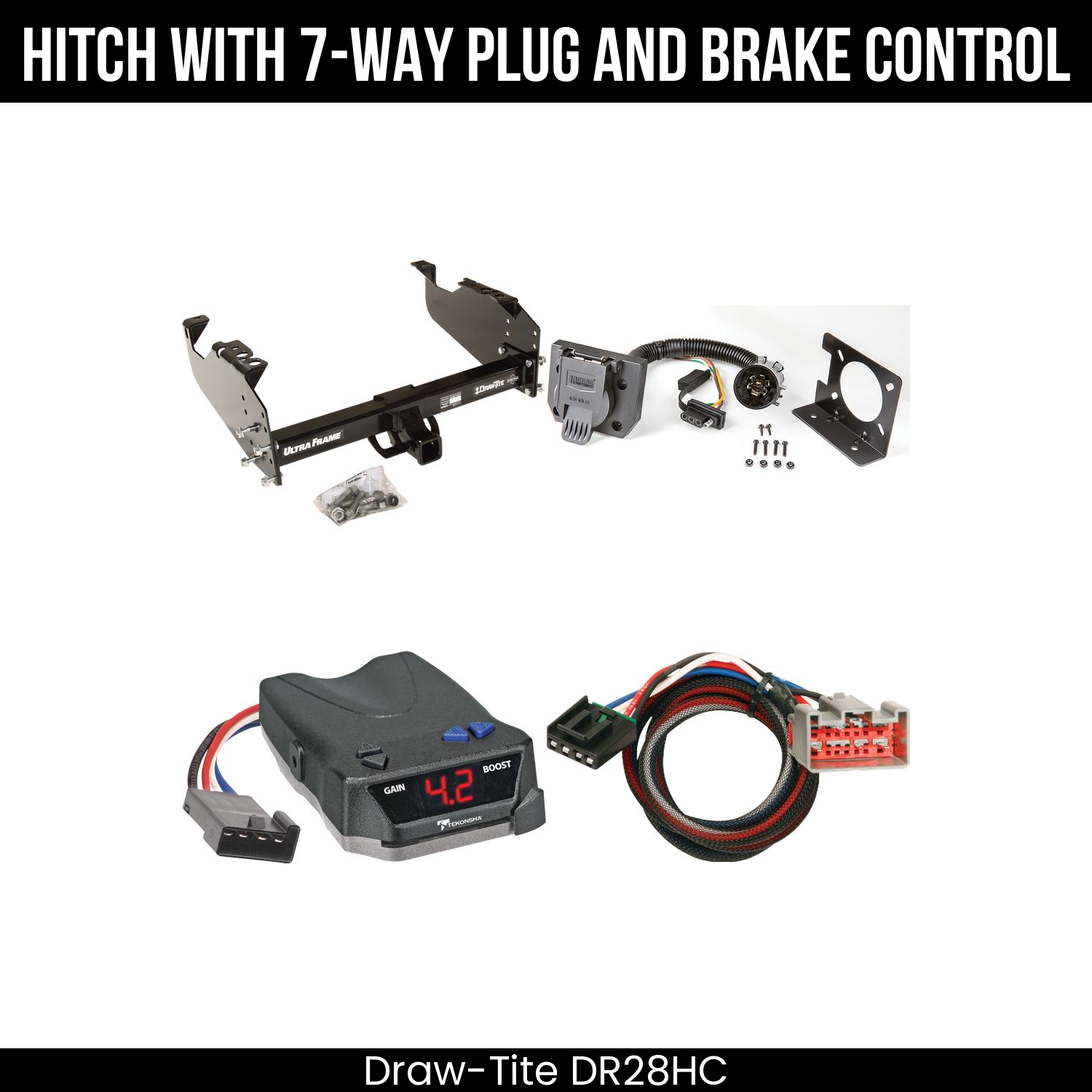 Trailer Hitch , 7-Way , Tekonsha Brake EVN Control