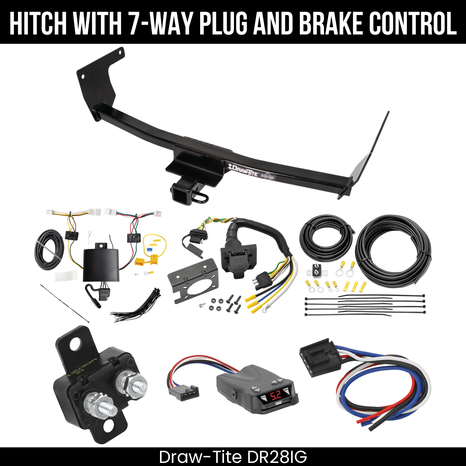 Trailer Hitch , 7-Way , Reese Brakeman IV Brake Control