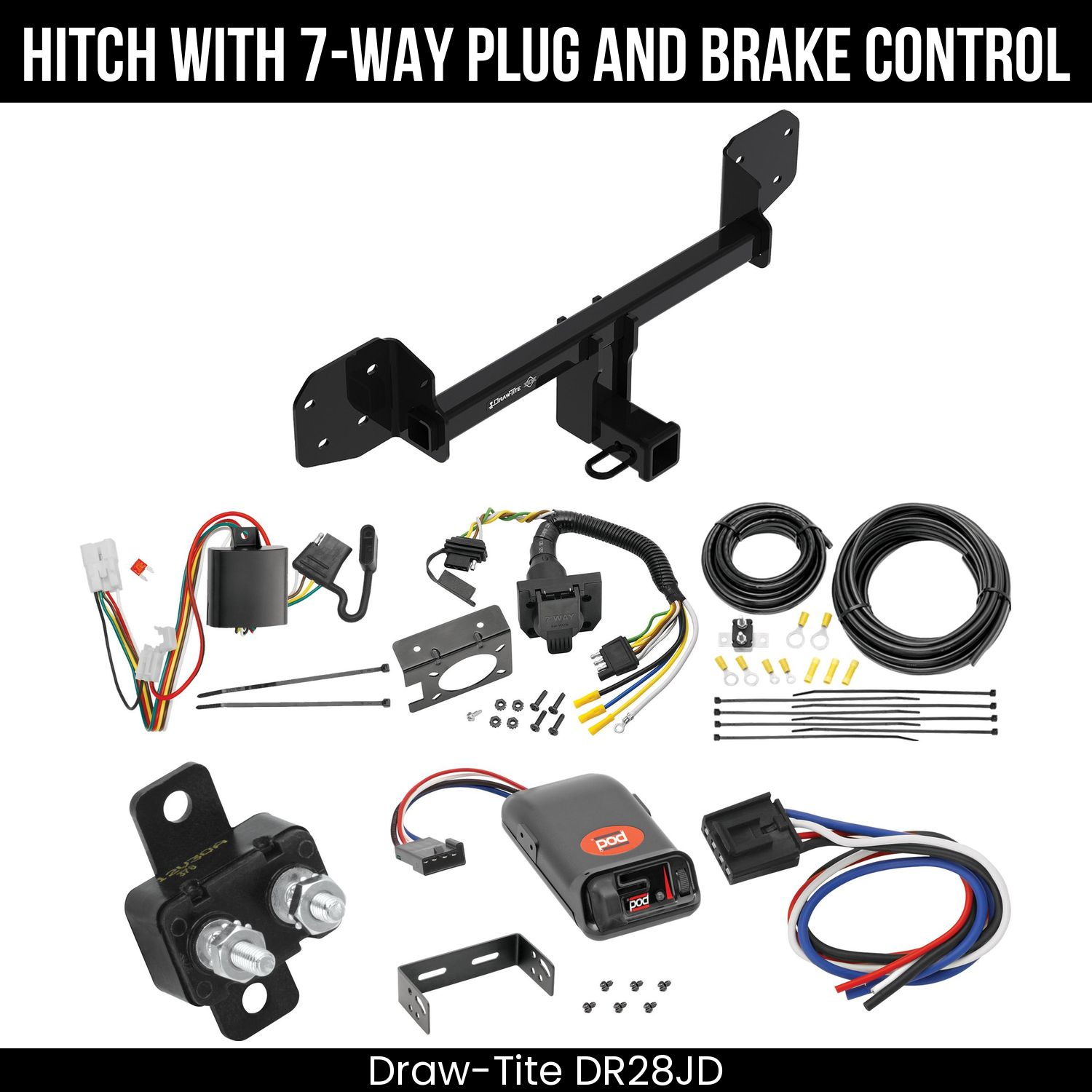 Trailer Hitch , 7-Way , Pro Series POD Brake Control
