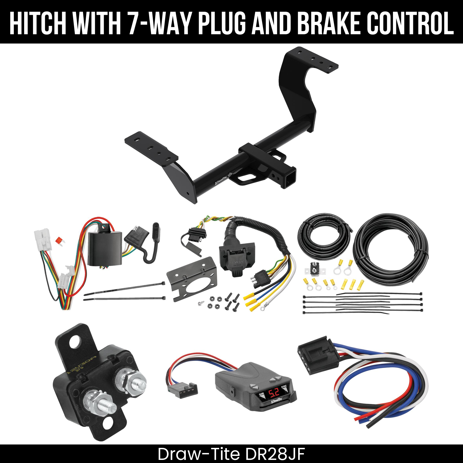 Trailer Hitch , 7-Way , Draw-Tite Activator IV Brake Control