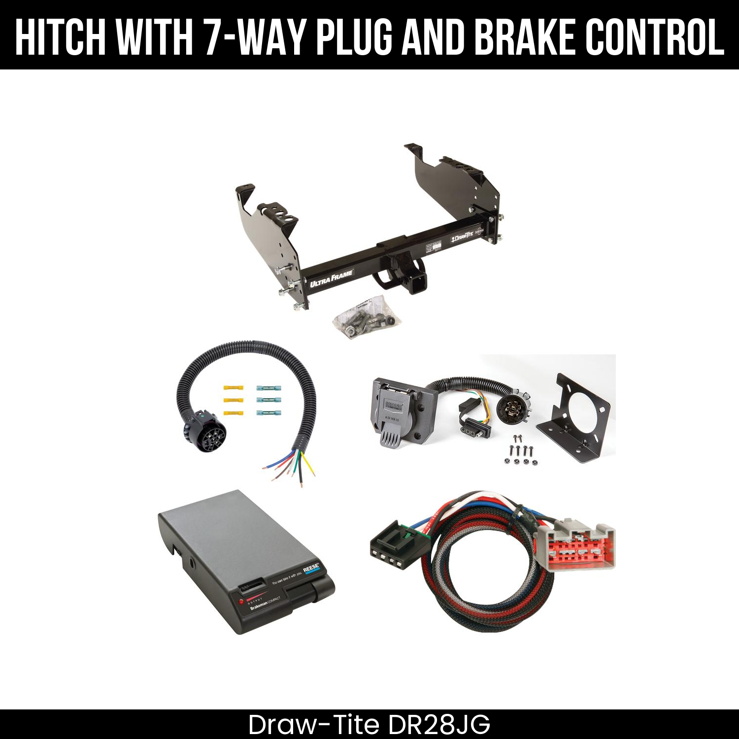 Trailer Hitch , 7-Way , Reese Brakeman Brake Control