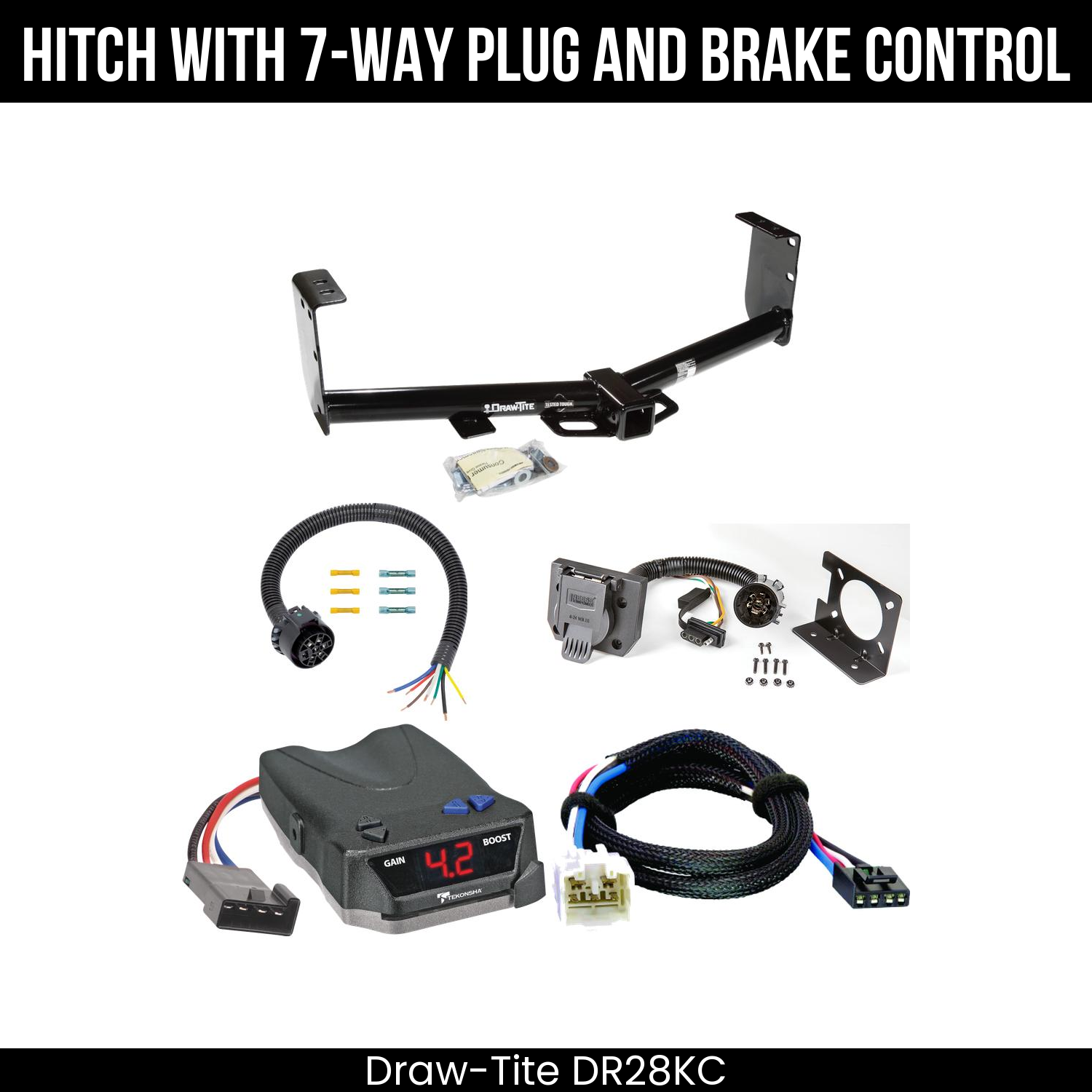 Trailer Hitch , 7-Way , Tekonsha Brake EVN Control