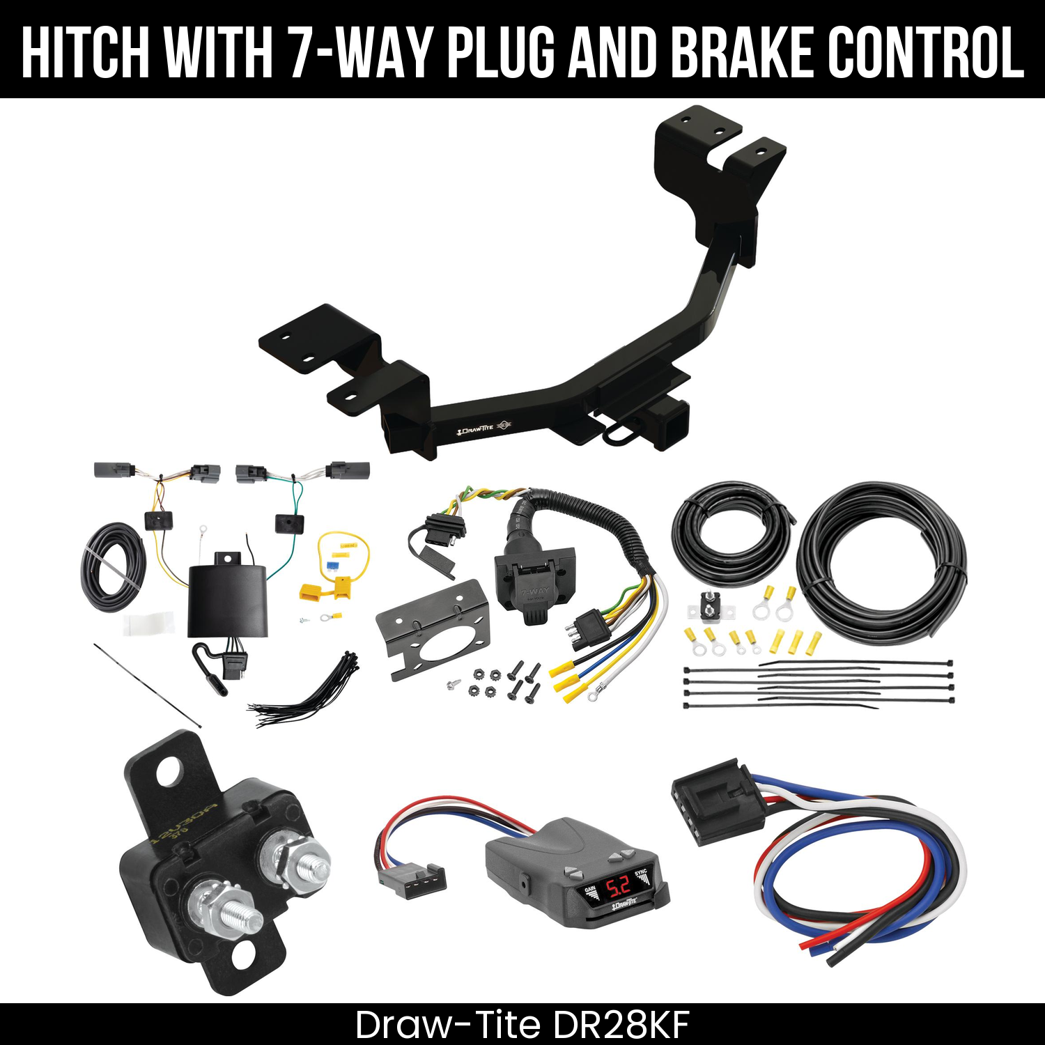 Trailer Hitch , 7-Way , Draw-Tite Activator IV Brake Control