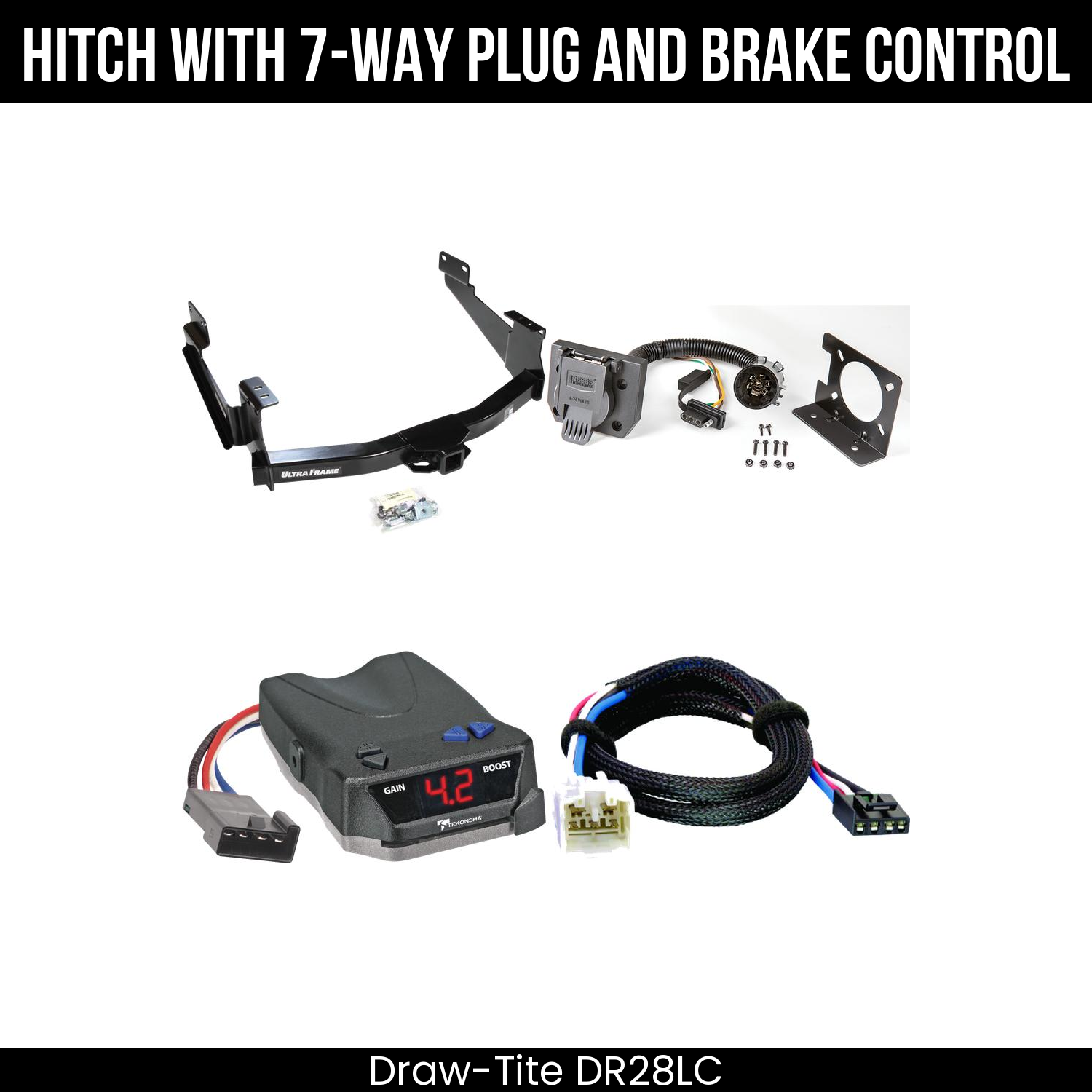 Trailer Hitch , 7-Way , Tekonsha Brake EVN Control