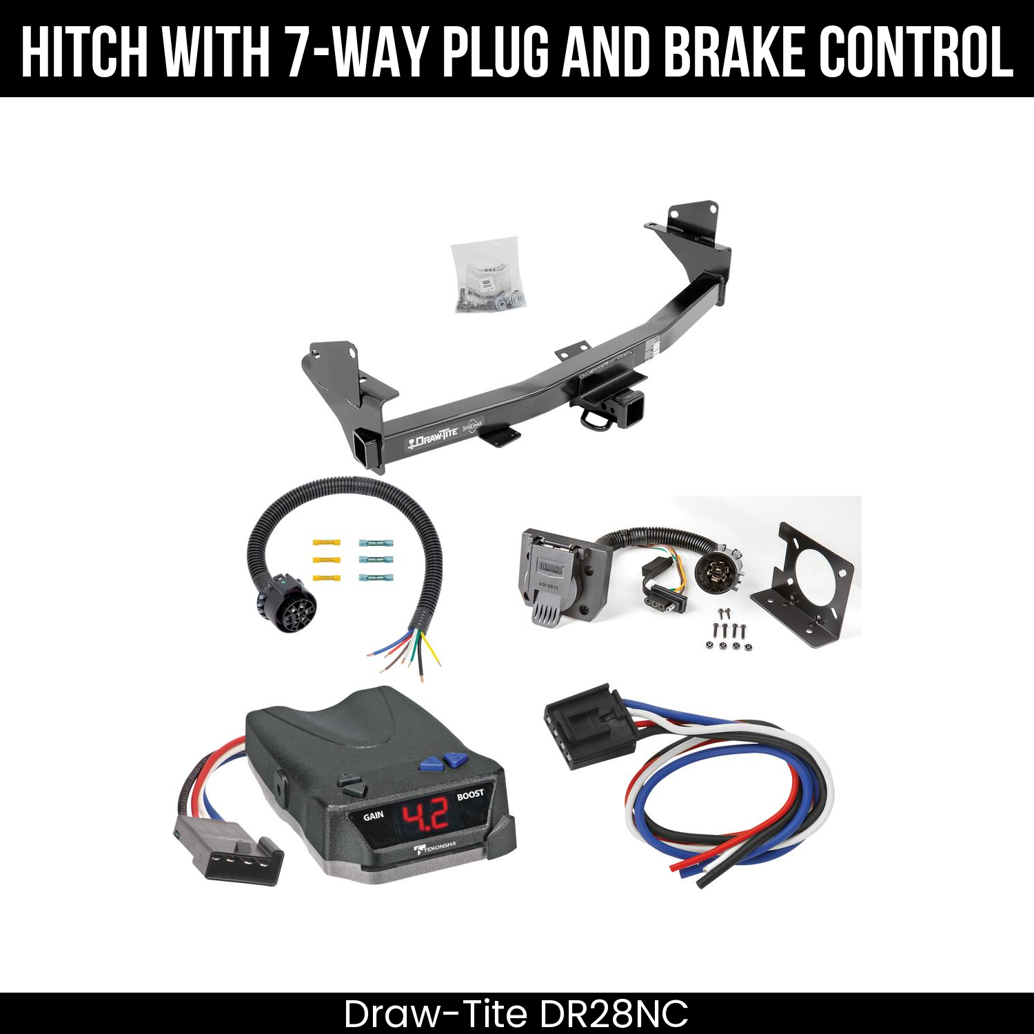 Trailer Hitch , 7-Way , Tekonsha Brake EVN Control