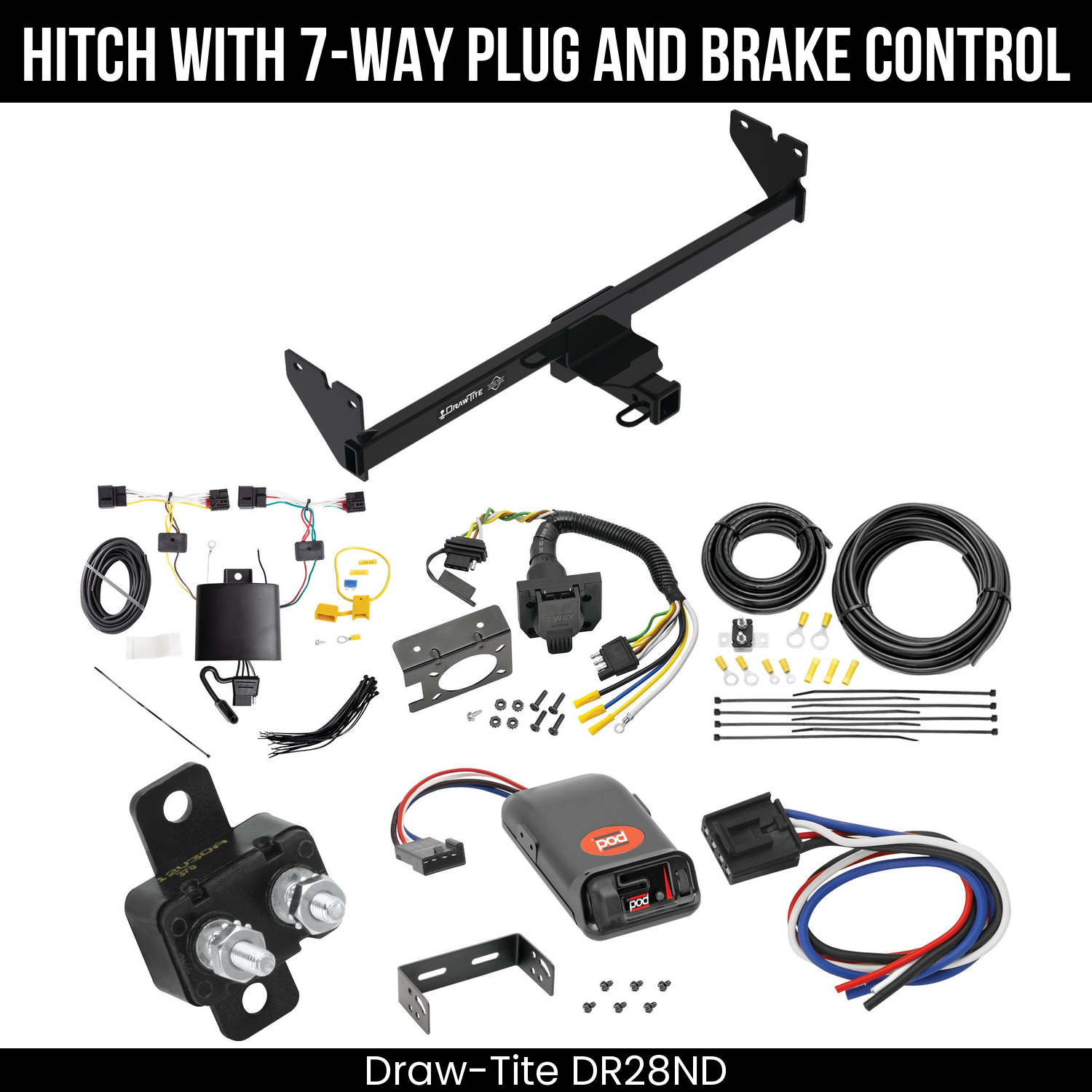 Trailer Hitch , 7-Way , Pro Series POD Brake Control