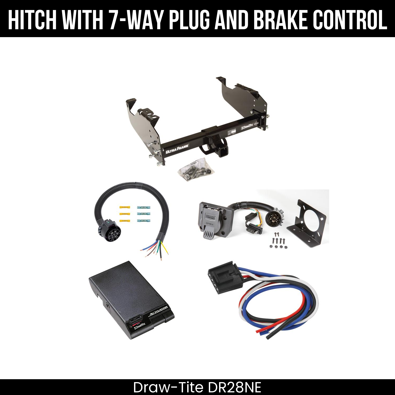 Trailer Hitch , 7-Way , Draw-Tite Activator Brake Control