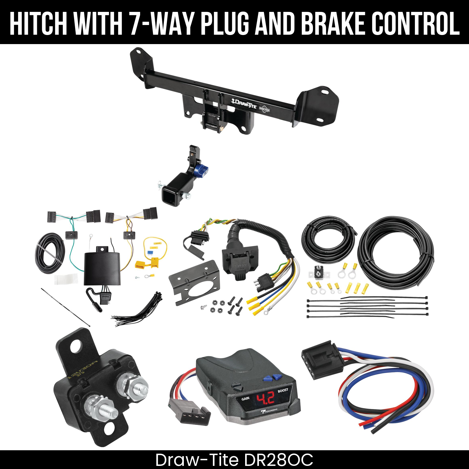 Trailer Hitch , 7-Way , Tekonsha Brake EVN Control