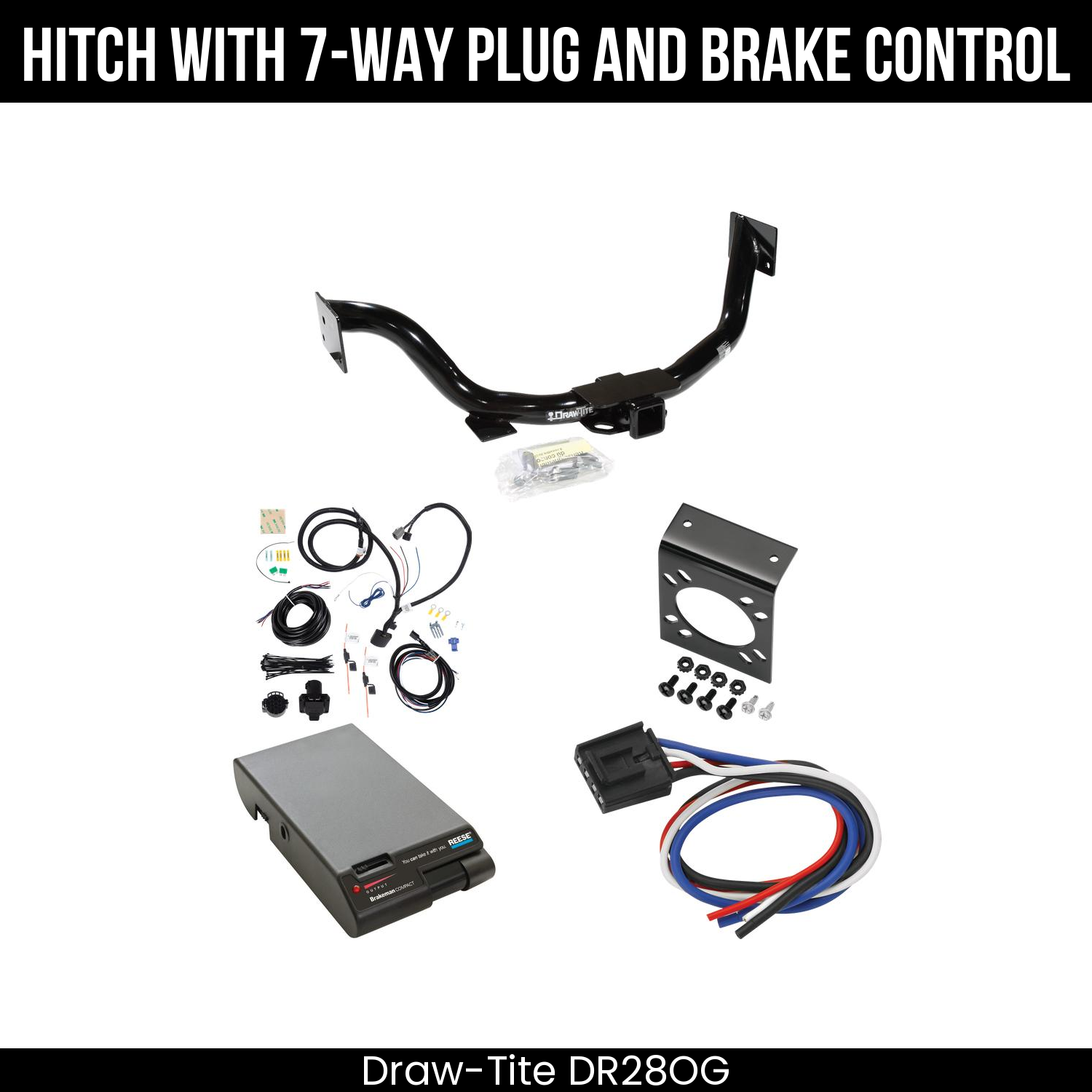 Trailer Hitch , 7-Way , Reese Brakeman Brake Control