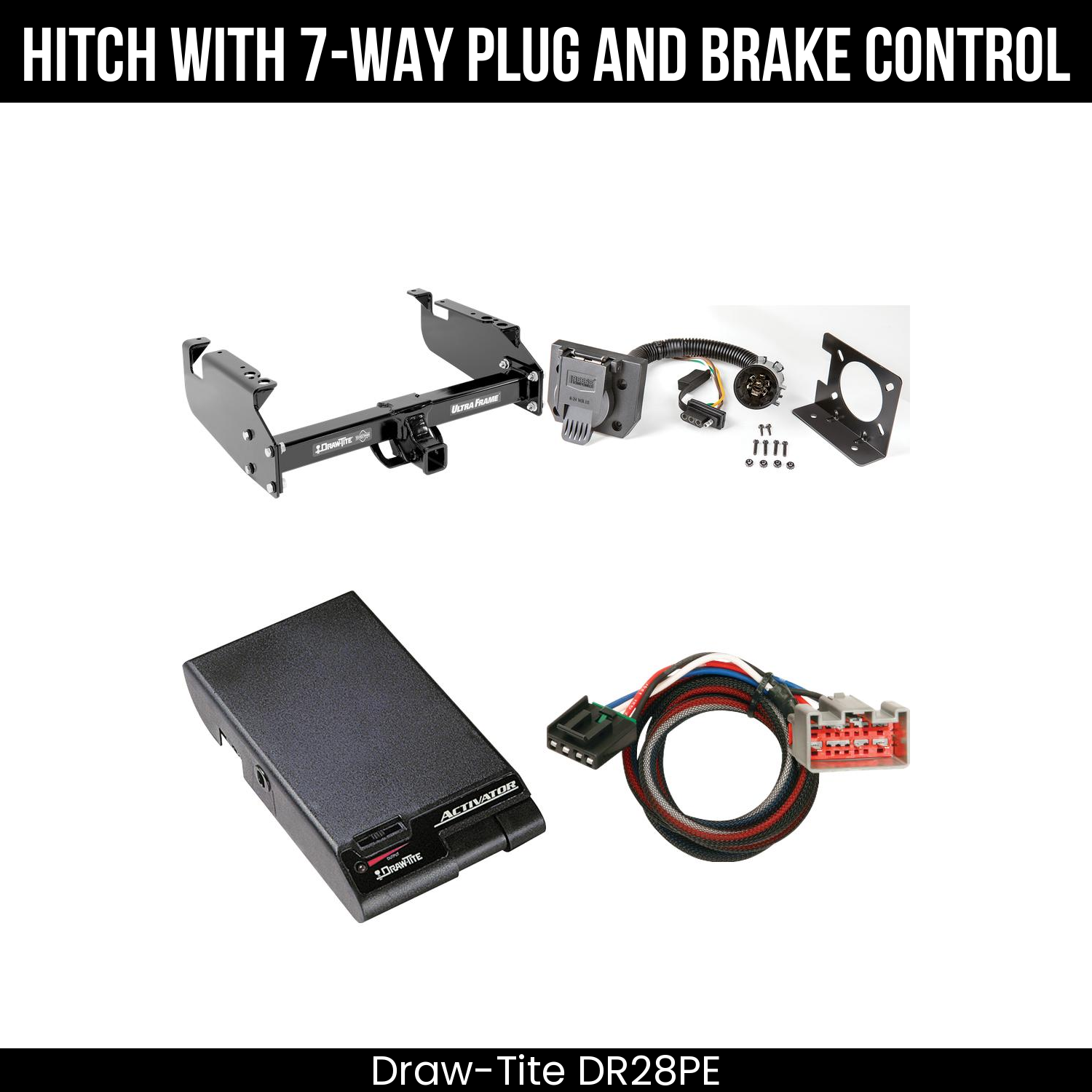 Trailer Hitch , 7-Way , Draw-Tite Activator Brake Control